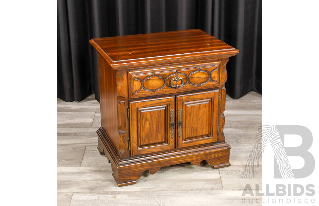 Reproduction Timber Bedside Chest