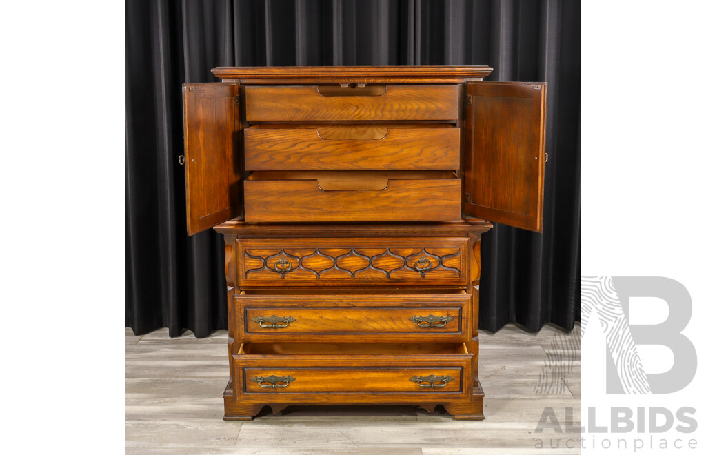 Reproduction Timber Chest of Drawers