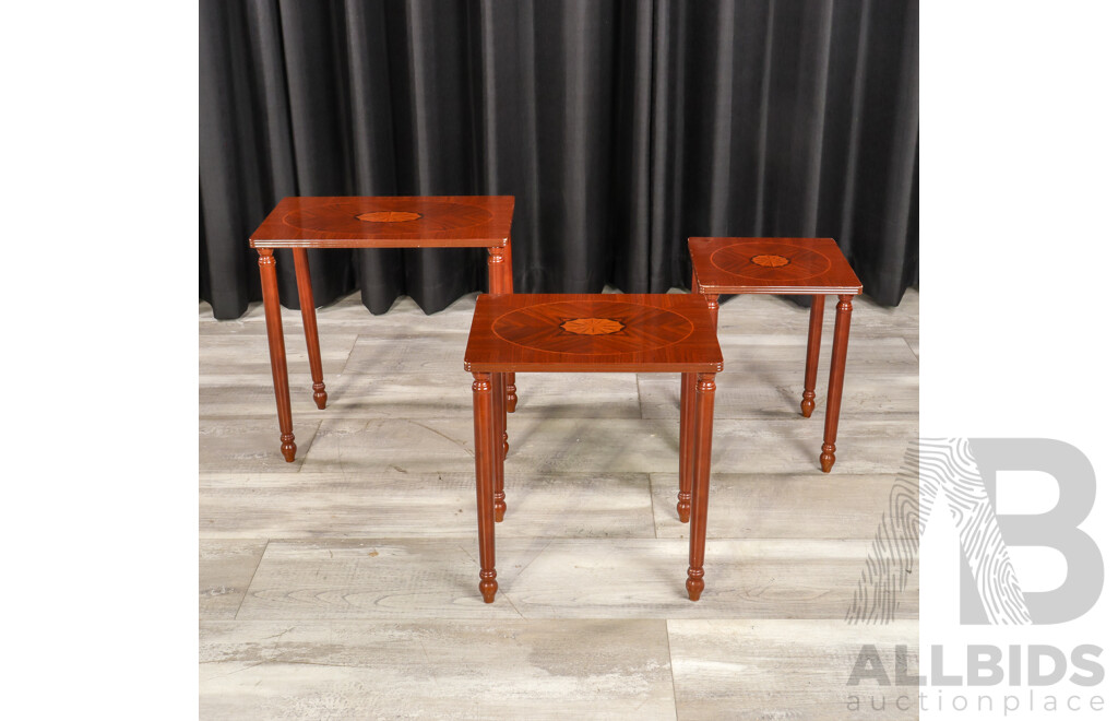 Reproduction Nest of Three Tables