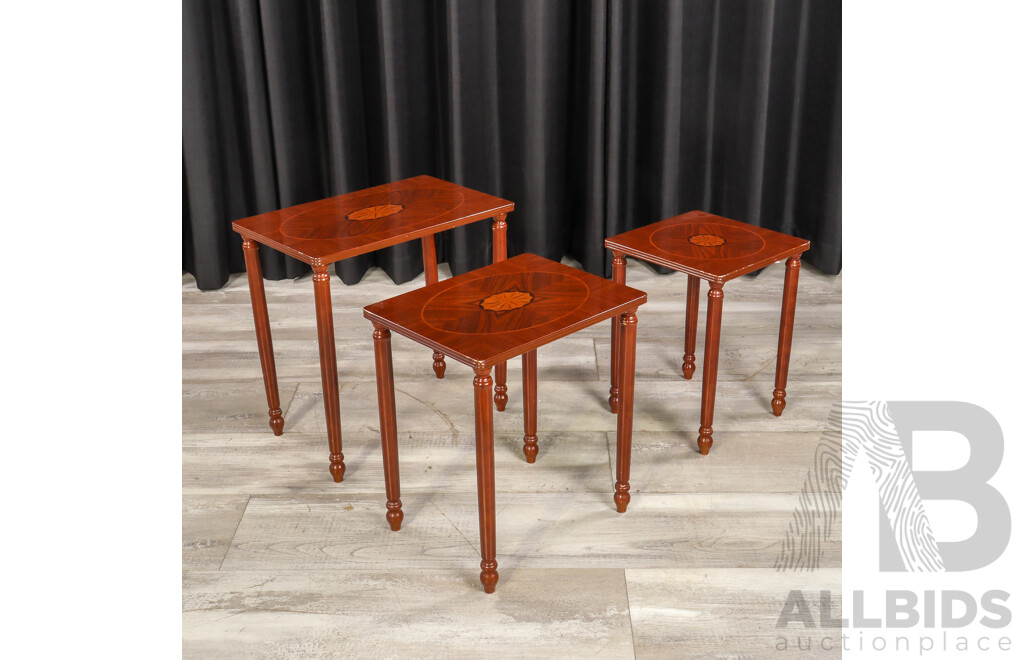 Reproduction Nest of Three Tables