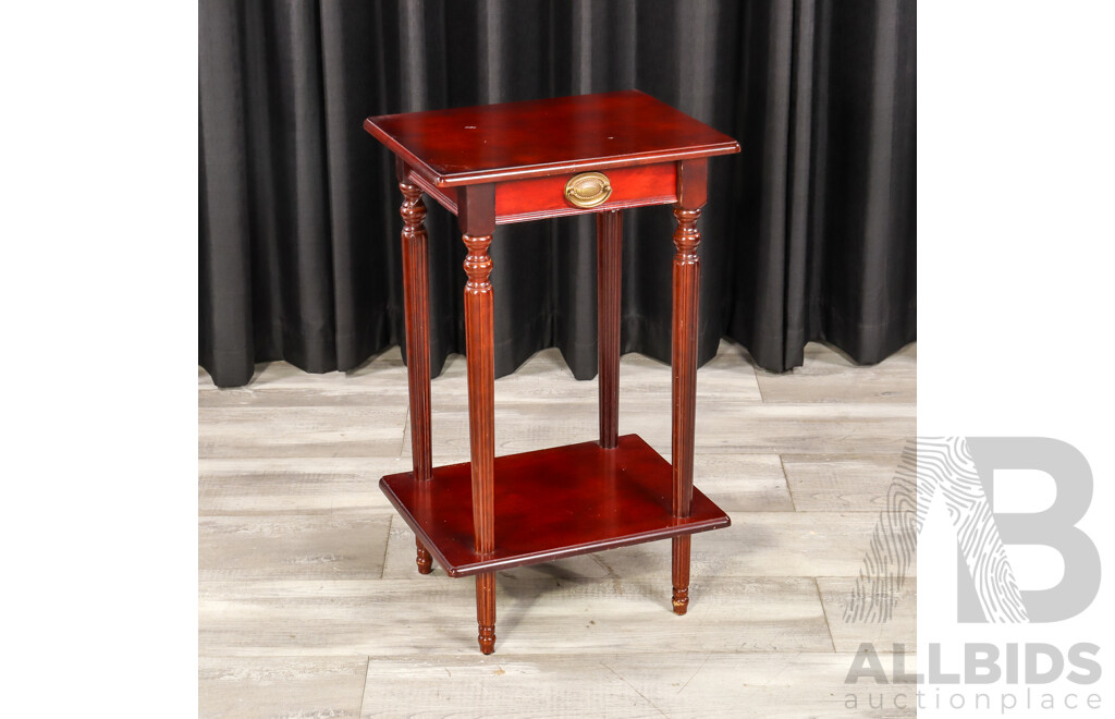 Reproduction Timber Side Table