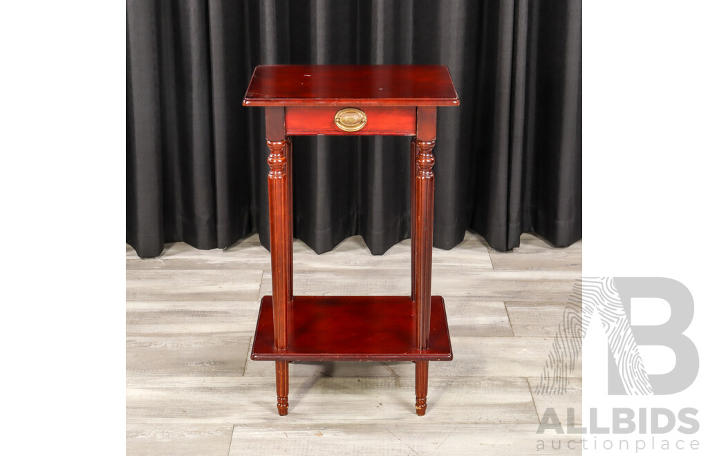 Reproduction Timber Side Table