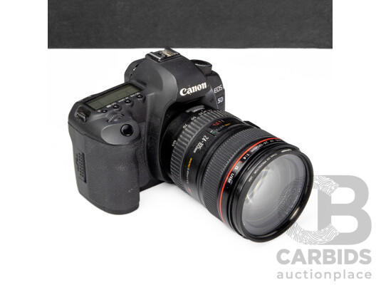 Canon EOS 5D Mark II DSLR Camera with EF 24–105mm F/4L is USM Lens and Accessories