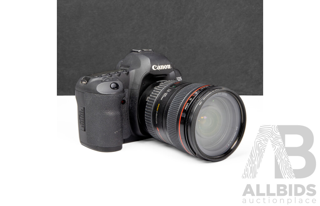 Canon EOS 5D Mark II DSLR Camera with EF 24–105mm F/4L is USM Lens and Accessories