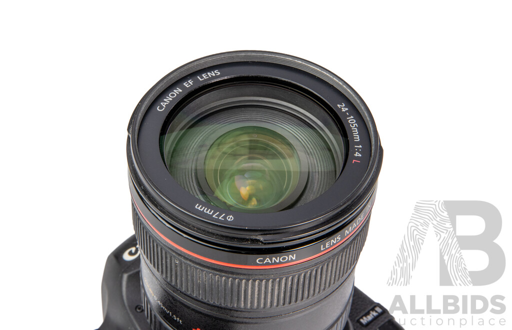 Canon EOS 5D Mark II DSLR Camera with EF 24–105mm F/4L is USM Lens and Accessories