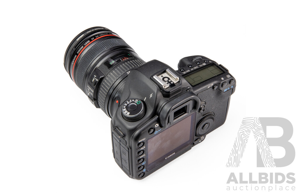 Canon EOS 5D Mark II DSLR Camera with EF 24–105mm F/4L is USM Lens and Accessories