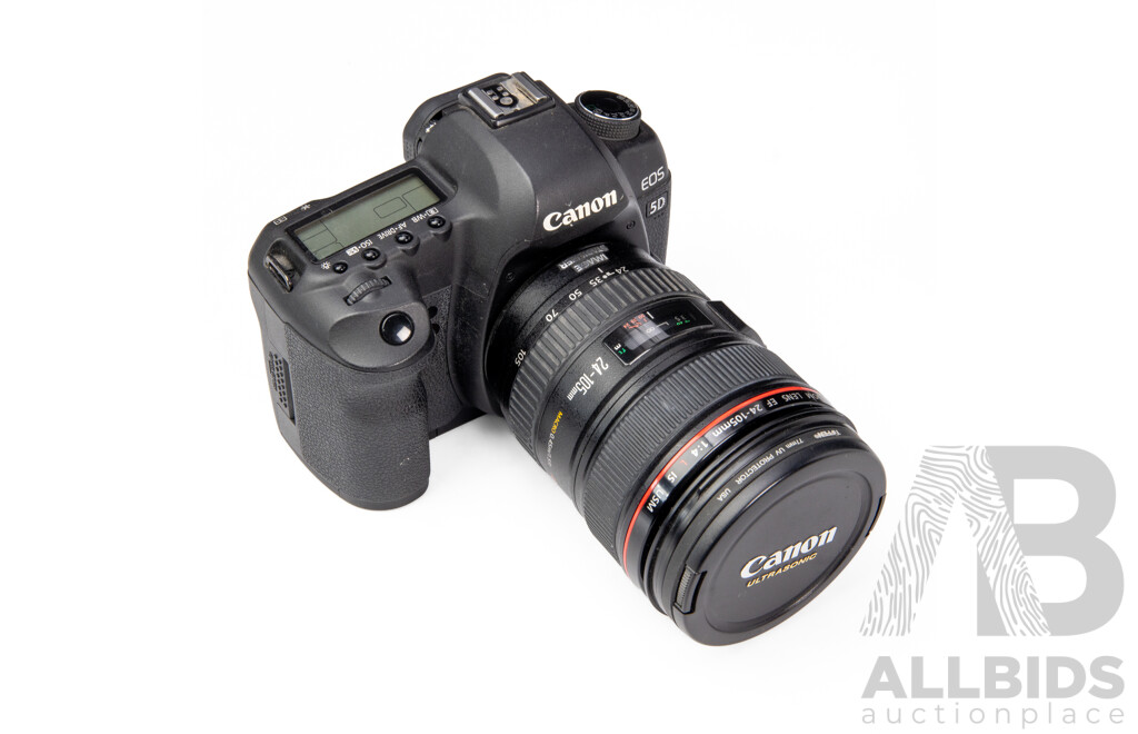 Canon EOS 5D Mark II DSLR Camera with EF 24–105mm F/4L is USM Lens and Accessories