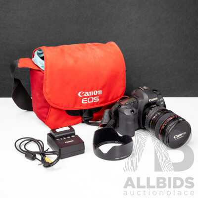Canon EOS 5D Mark II DSLR Camera with EF 24–105mm F/4L is USM Lens and Accessories