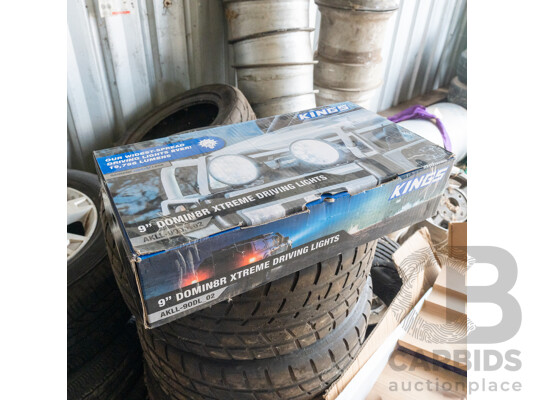 Set of Boxed 9 Inch Xtreme Driving Lights