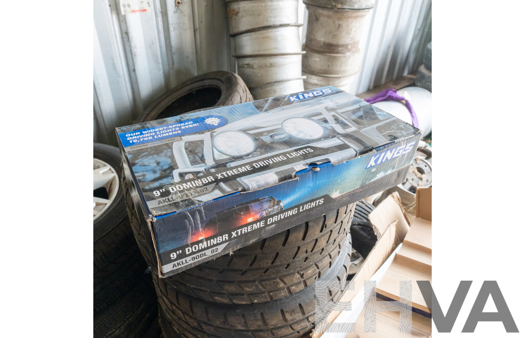Set of Boxed 9 Inch Xtreme Driving Lights