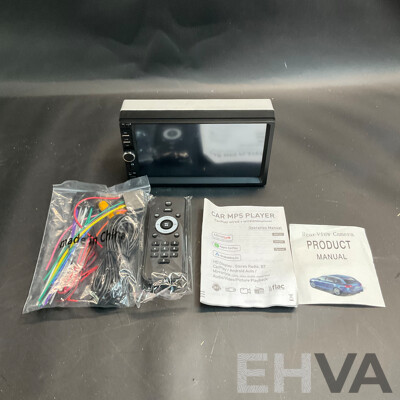 Performer 900Amp Jump Starter, Universal Front Car Seat Cover, Luxury Car Floor Mat (Model Not Specified), Car MP5 Player with Rear View Camera