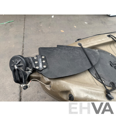 Hobie Mirage Outback Fishing Kayak + Paddles + Trolley