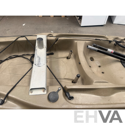 Hobie Mirage Outback Fishing Kayak + Paddles + Trolley