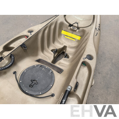 Hobie Mirage Outback Fishing Kayak + Paddles + Trolley