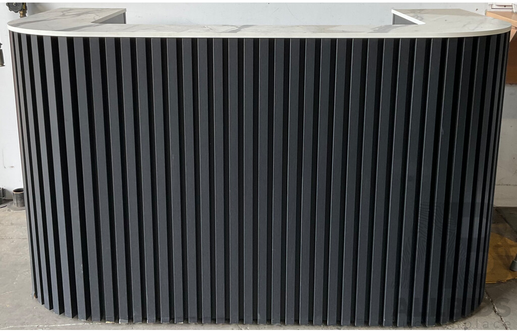 Modern Marble Top Reception Desk