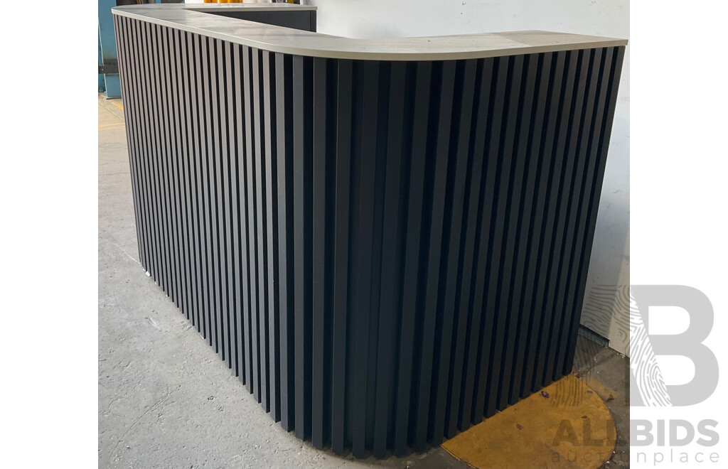 Modern Marble Top Reception Desk