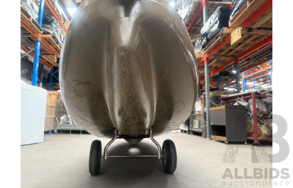 Hobie Mirage Outback Fishing Kayak + Paddles + Trolley