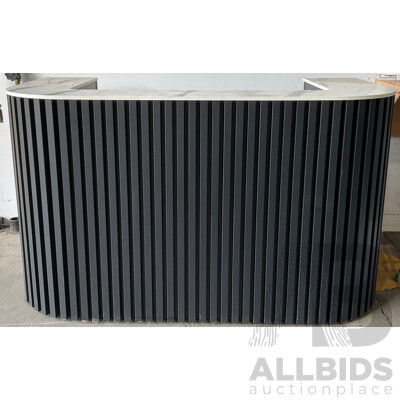 Modern Marble Top Reception Desk