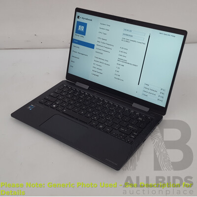 Toshiba Dynabook Portege X30W-J 11th Gen Intel Evo Core i7 (1165G7) 2.80GHz-4.70GHz 4-Core CPU 13-Inch Laptop