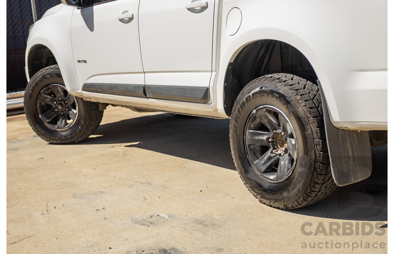06/2012 Holden Colorado LX (4x4) RG Crew Cab P/Up White Turbo Diesel 2.8L