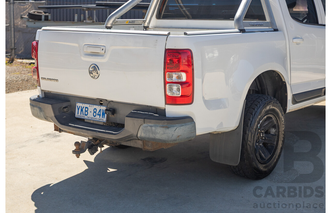 06/2012 Holden Colorado LX (4x4) RG Crew Cab P/Up White Turbo Diesel 2.8L