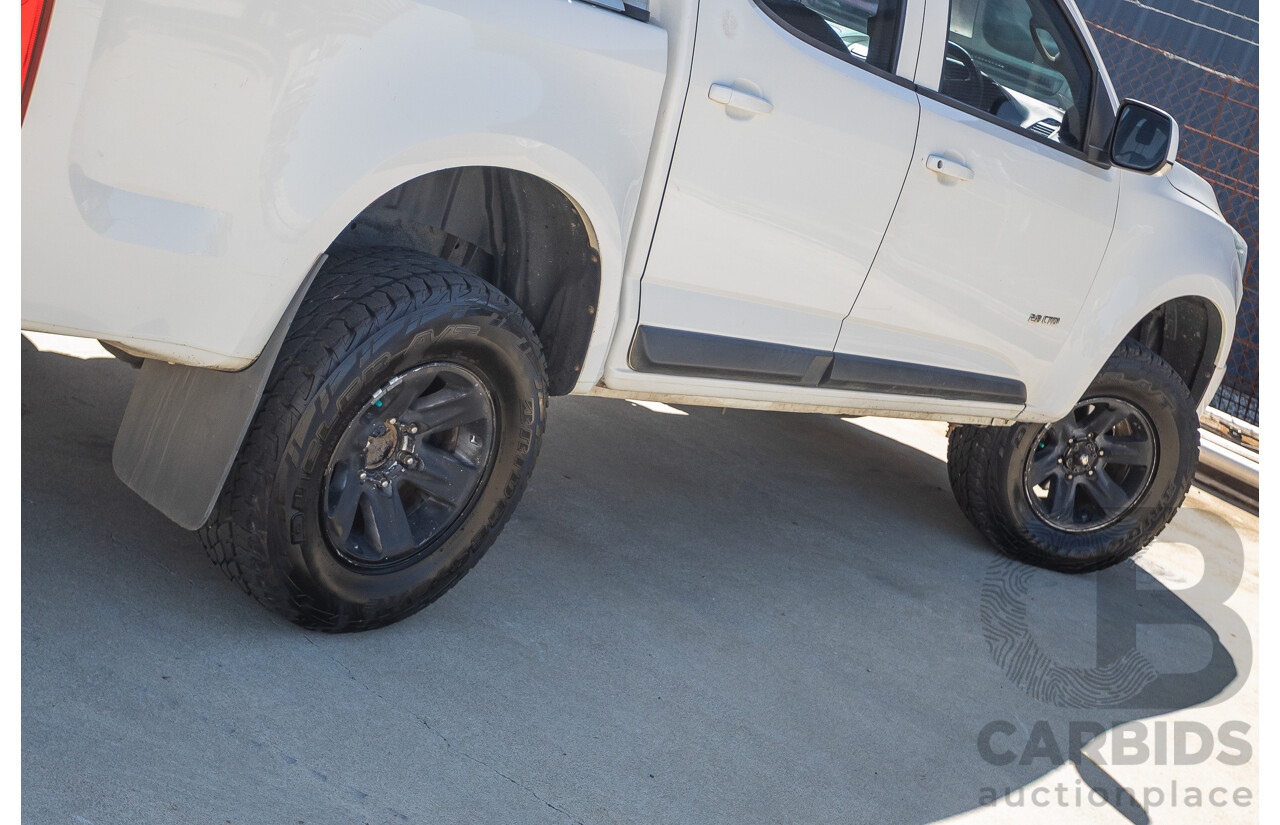 06/2012 Holden Colorado LX (4x4) RG Crew Cab P/Up White Turbo Diesel 2.8L