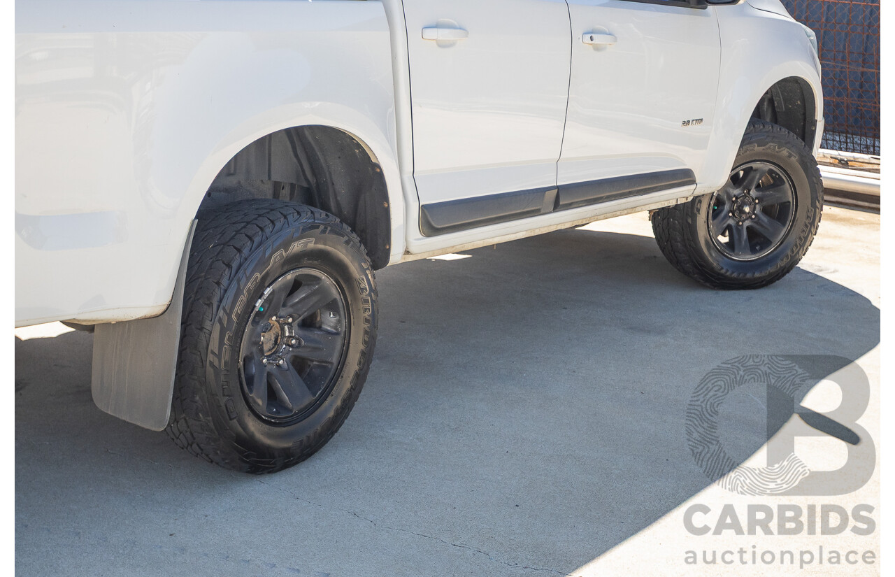 06/2012 Holden Colorado LX (4x4) RG Crew Cab P/Up White Turbo Diesel 2.8L