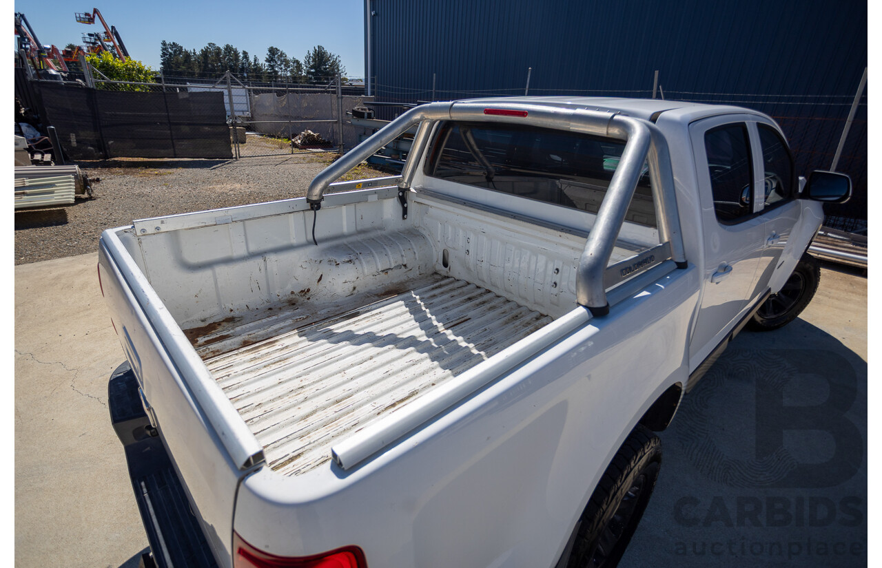 06/2012 Holden Colorado LX (4x4) RG Crew Cab P/Up White Turbo Diesel 2.8L