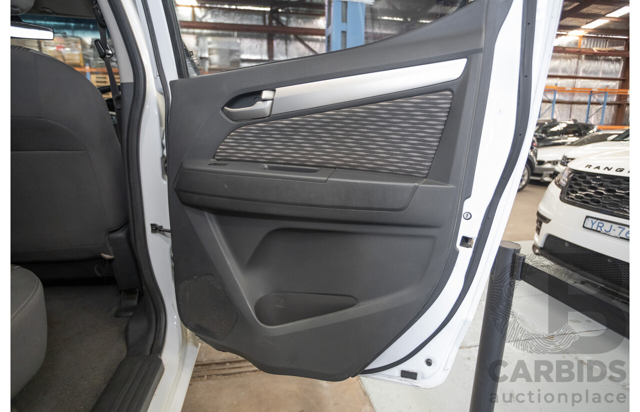 06/2012 Holden Colorado LX (4x4) RG Crew Cab P/Up White Turbo Diesel 2.8L