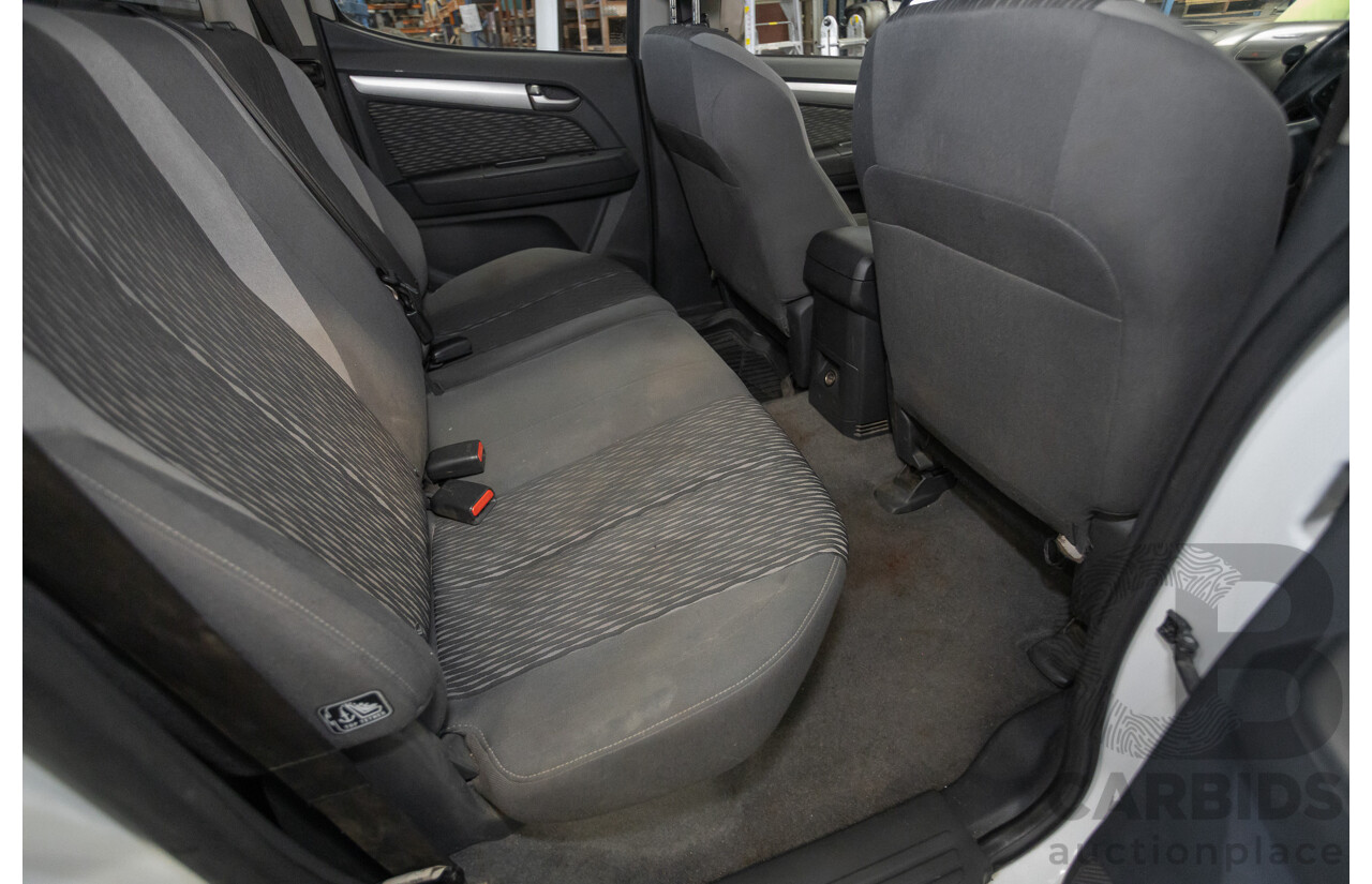 06/2012 Holden Colorado LX (4x4) RG Crew Cab P/Up White Turbo Diesel 2.8L