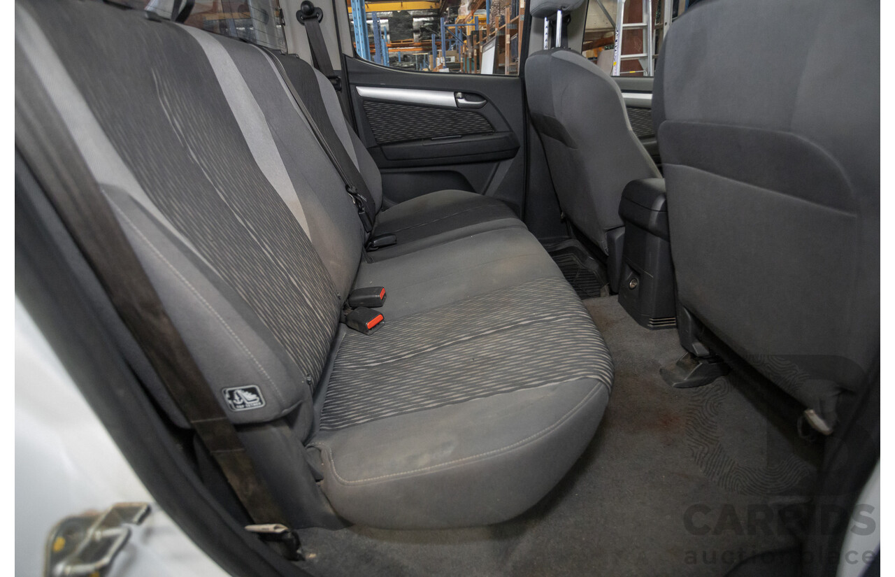 06/2012 Holden Colorado LX (4x4) RG Crew Cab P/Up White Turbo Diesel 2.8L