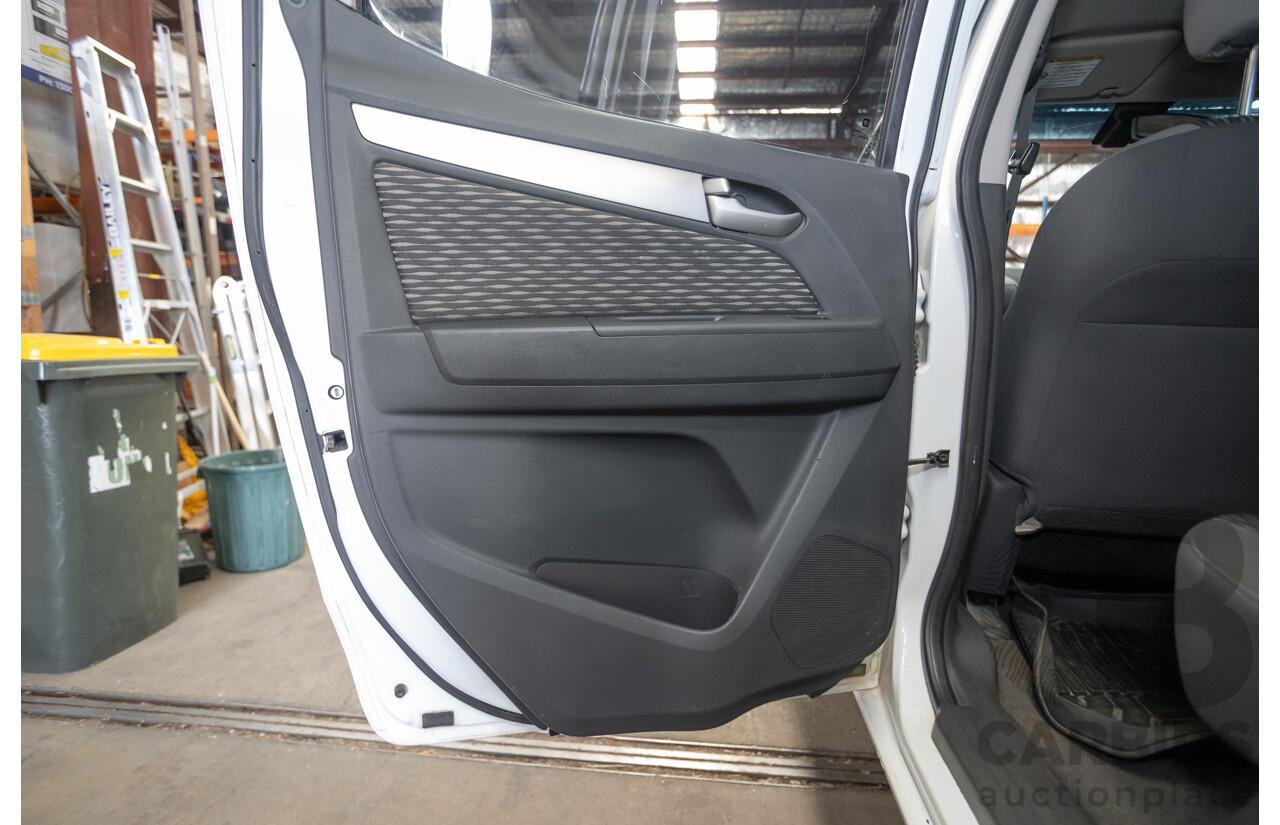 06/2012 Holden Colorado LX (4x4) RG Crew Cab P/Up White Turbo Diesel 2.8L