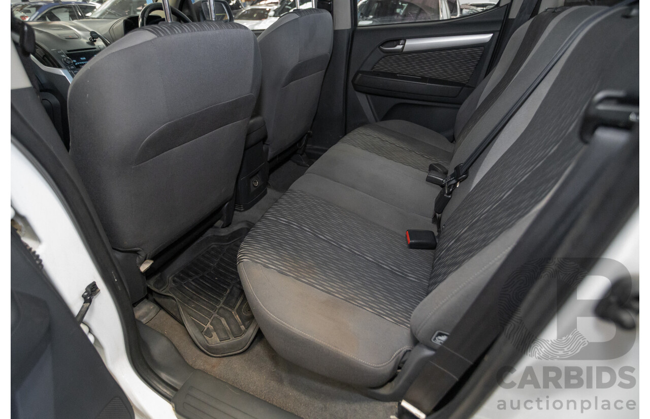 06/2012 Holden Colorado LX (4x4) RG Crew Cab P/Up White Turbo Diesel 2.8L