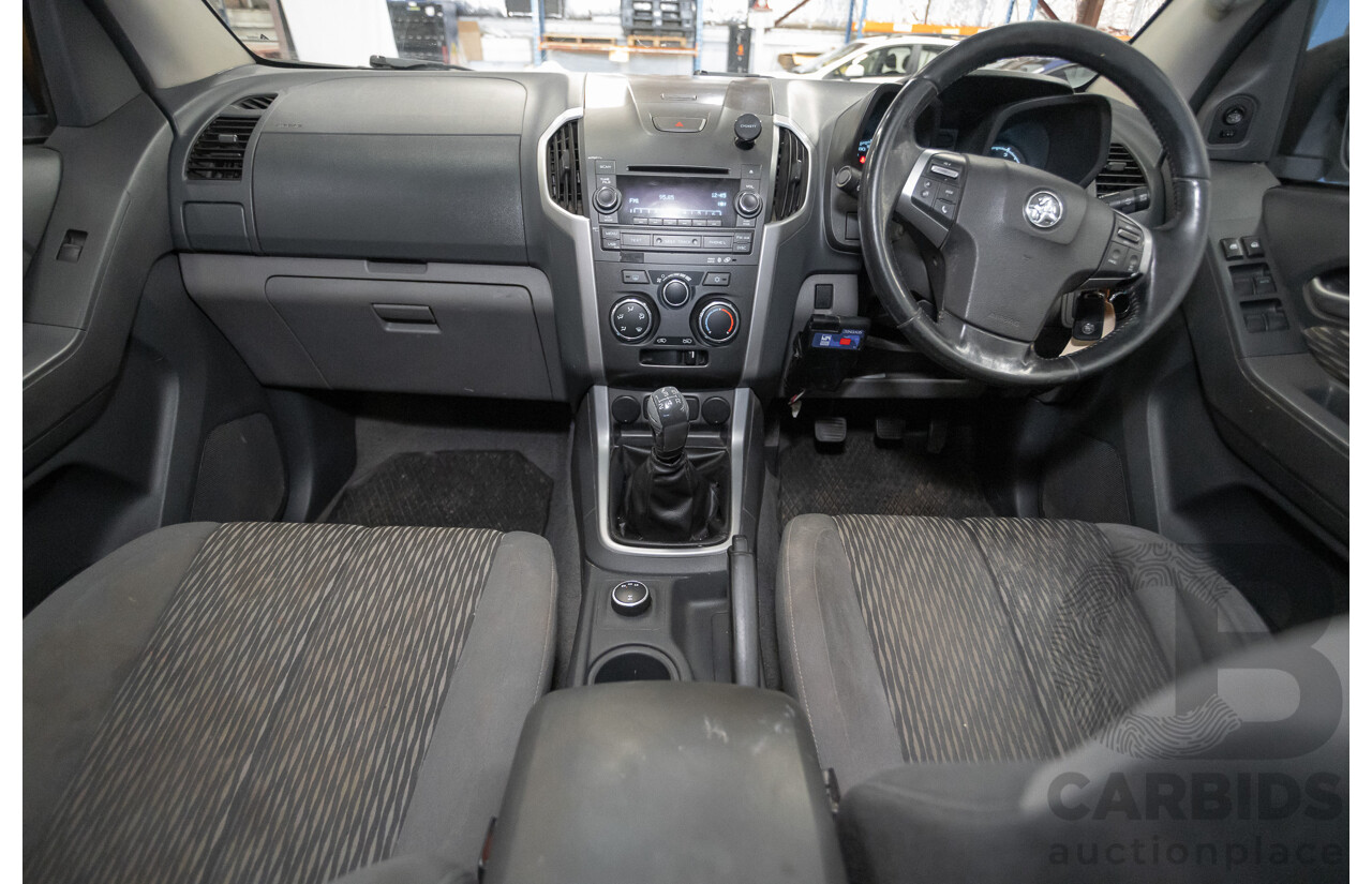 06/2012 Holden Colorado LX (4x4) RG Crew Cab P/Up White Turbo Diesel 2.8L