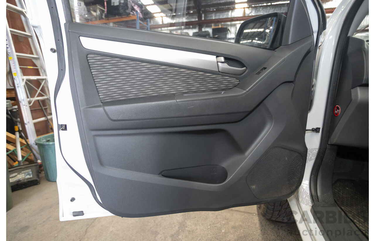 06/2012 Holden Colorado LX (4x4) RG Crew Cab P/Up White Turbo Diesel 2.8L