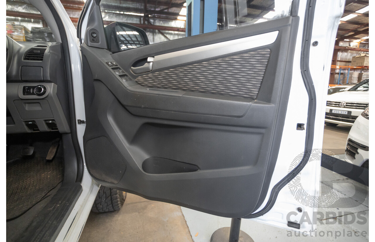 06/2012 Holden Colorado LX (4x4) RG Crew Cab P/Up White Turbo Diesel 2.8L