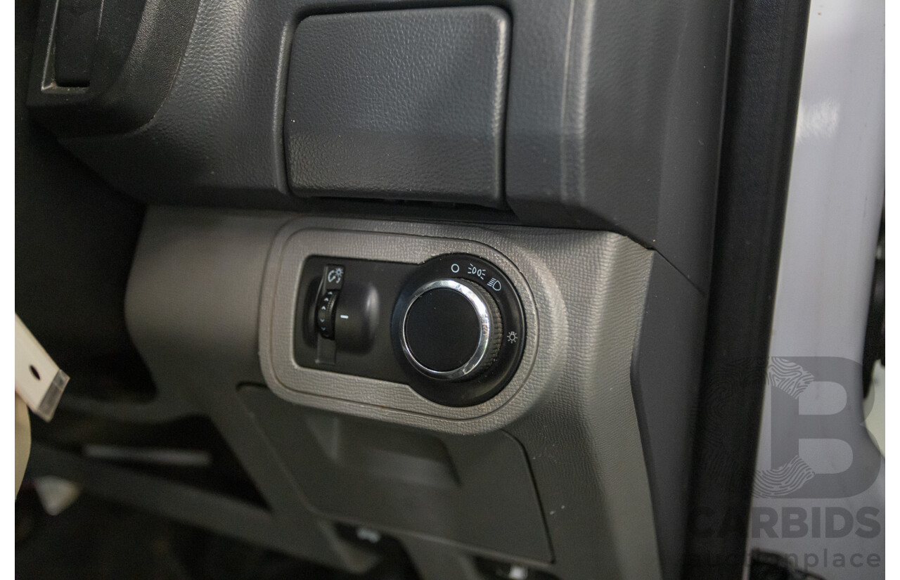 06/2012 Holden Colorado LX (4x4) RG Crew Cab P/Up White Turbo Diesel 2.8L