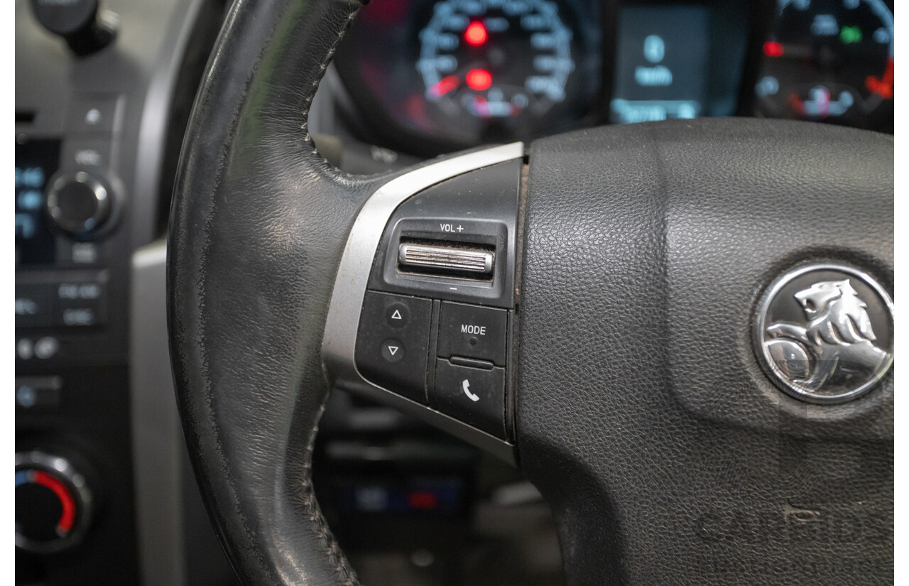 06/2012 Holden Colorado LX (4x4) RG Crew Cab P/Up White Turbo Diesel 2.8L