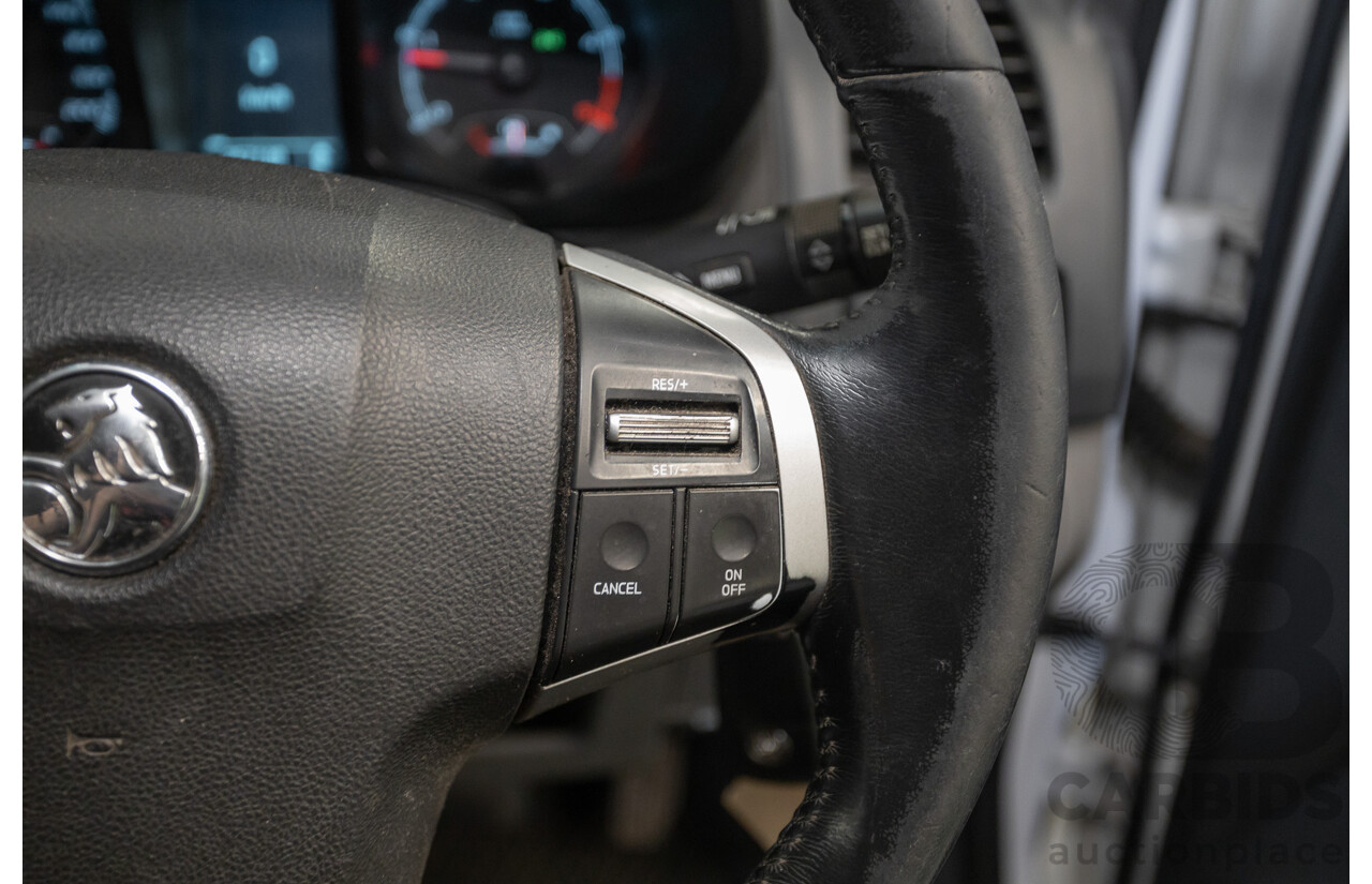 06/2012 Holden Colorado LX (4x4) RG Crew Cab P/Up White Turbo Diesel 2.8L