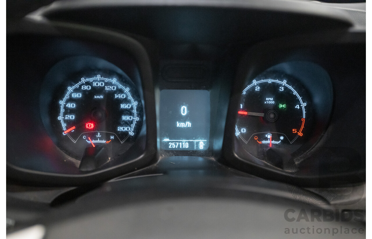 06/2012 Holden Colorado LX (4x4) RG Crew Cab P/Up White Turbo Diesel 2.8L