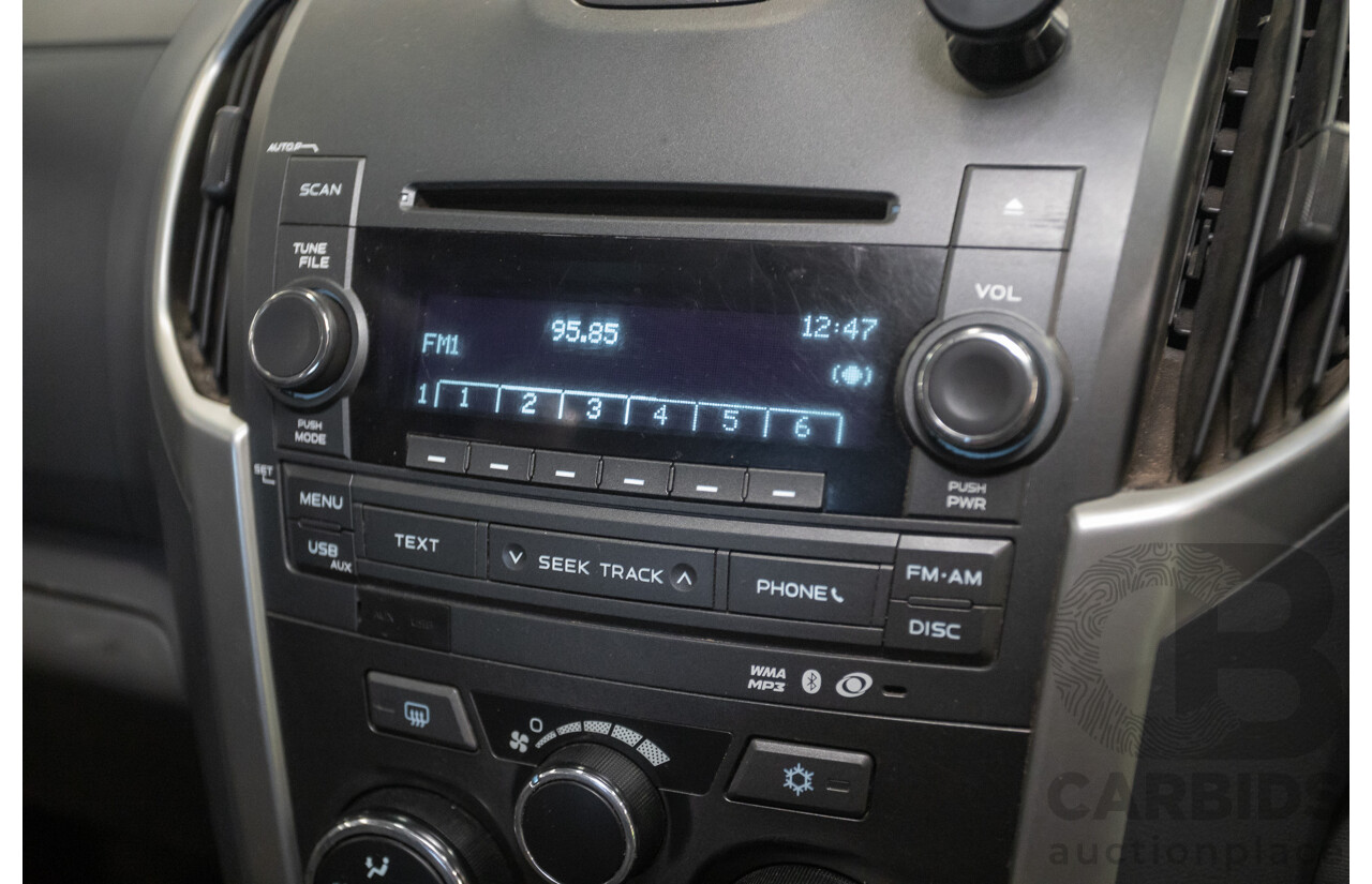 06/2012 Holden Colorado LX (4x4) RG Crew Cab P/Up White Turbo Diesel 2.8L