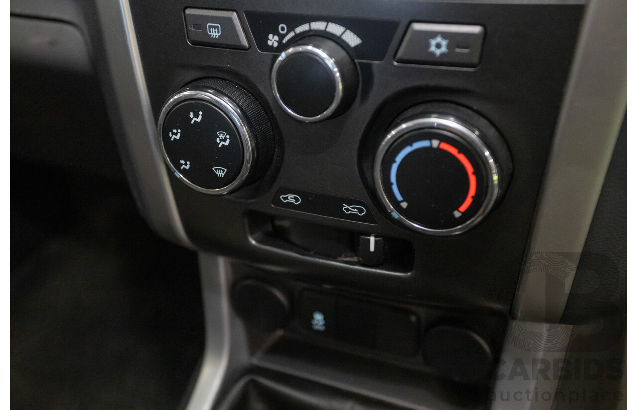 06/2012 Holden Colorado LX (4x4) RG Crew Cab P/Up White Turbo Diesel 2.8L