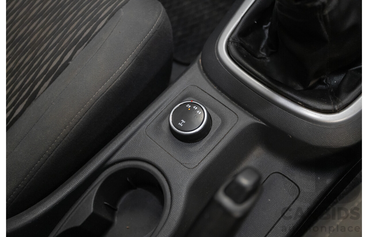 06/2012 Holden Colorado LX (4x4) RG Crew Cab P/Up White Turbo Diesel 2.8L