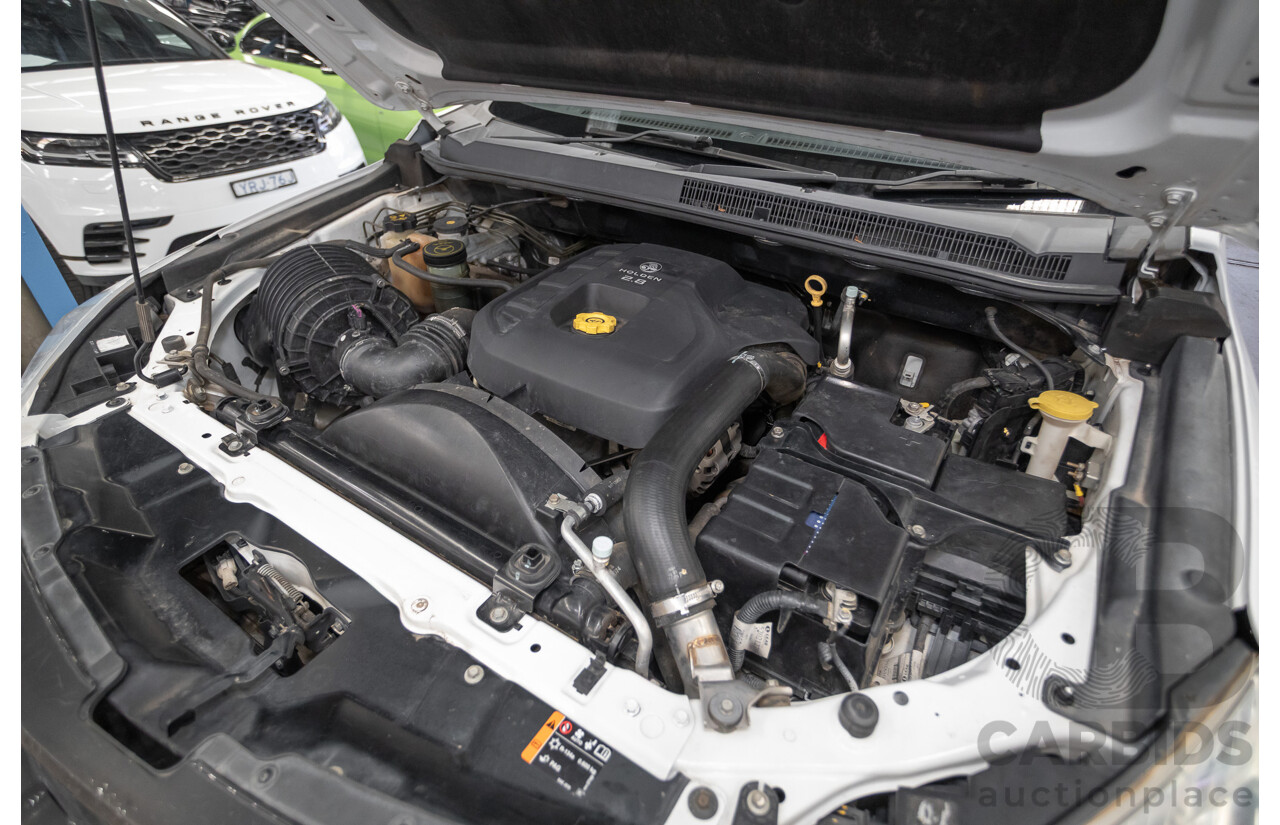 06/2012 Holden Colorado LX (4x4) RG Crew Cab P/Up White Turbo Diesel 2.8L