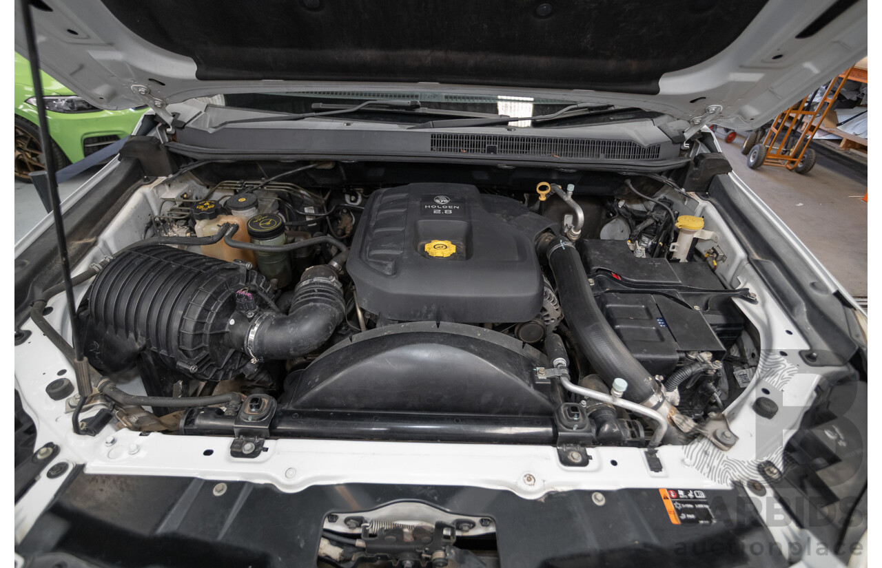 06/2012 Holden Colorado LX (4x4) RG Crew Cab P/Up White Turbo Diesel 2.8L