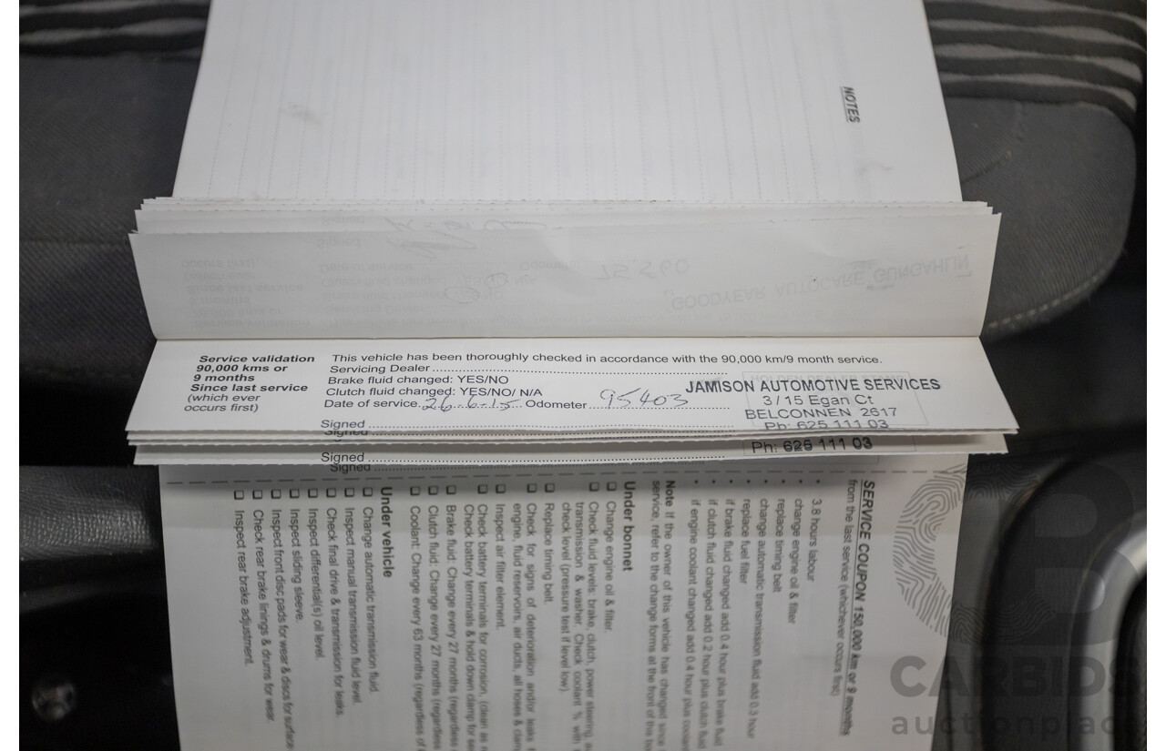 06/2012 Holden Colorado LX (4x4) RG Crew Cab P/Up White Turbo Diesel 2.8L