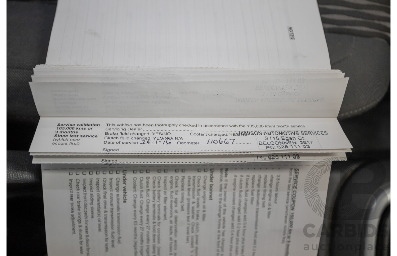 06/2012 Holden Colorado LX (4x4) RG Crew Cab P/Up White Turbo Diesel 2.8L