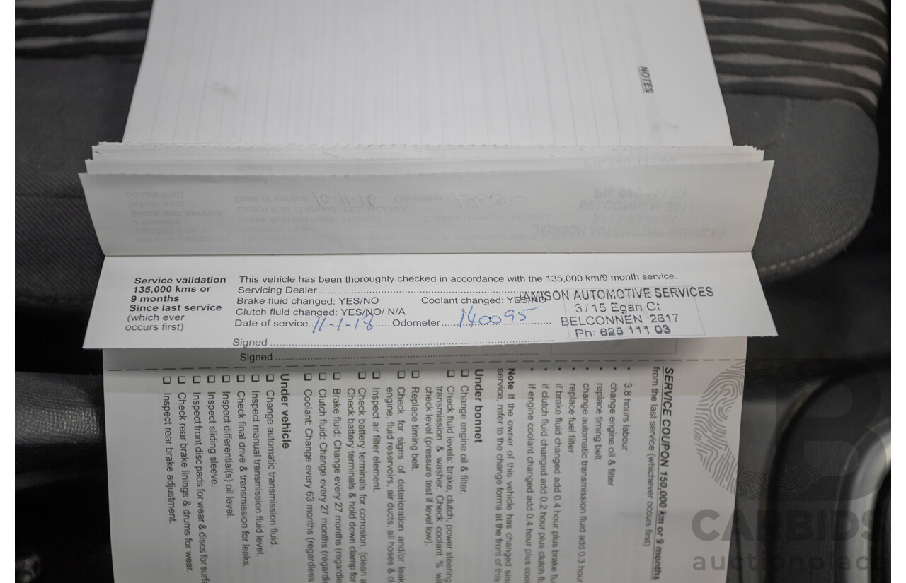 06/2012 Holden Colorado LX (4x4) RG Crew Cab P/Up White Turbo Diesel 2.8L