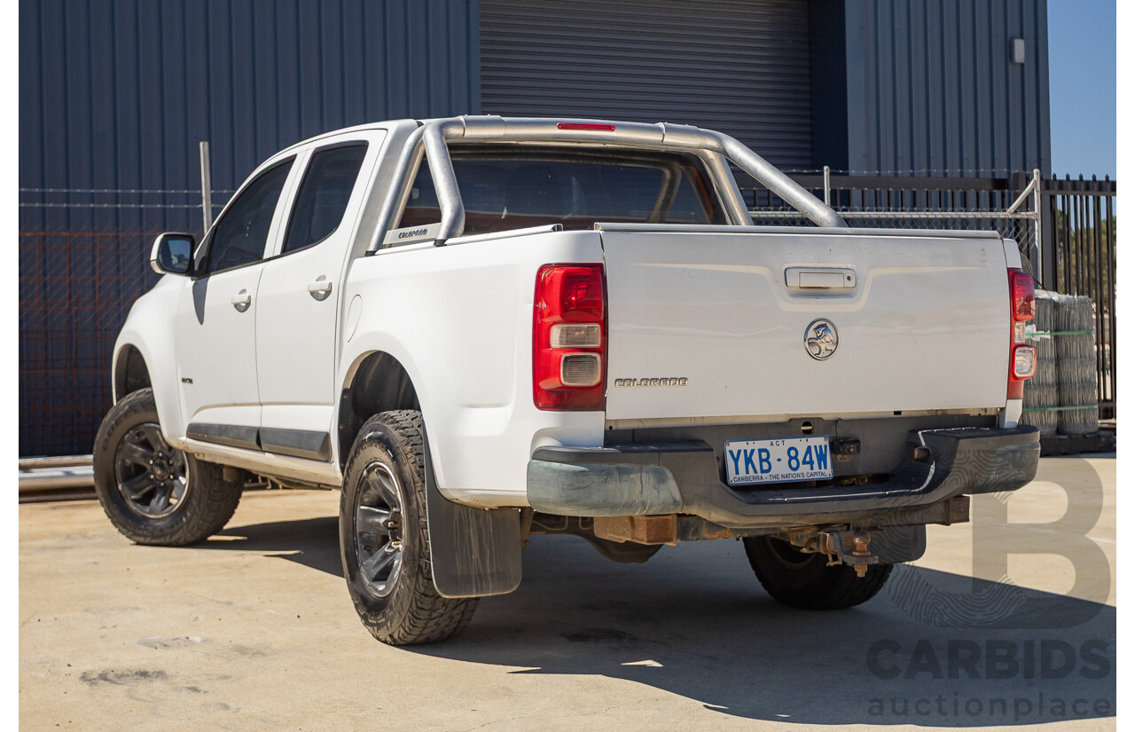 06/2012 Holden Colorado LX (4x4) RG Crew Cab P/Up White Turbo Diesel 2.8L