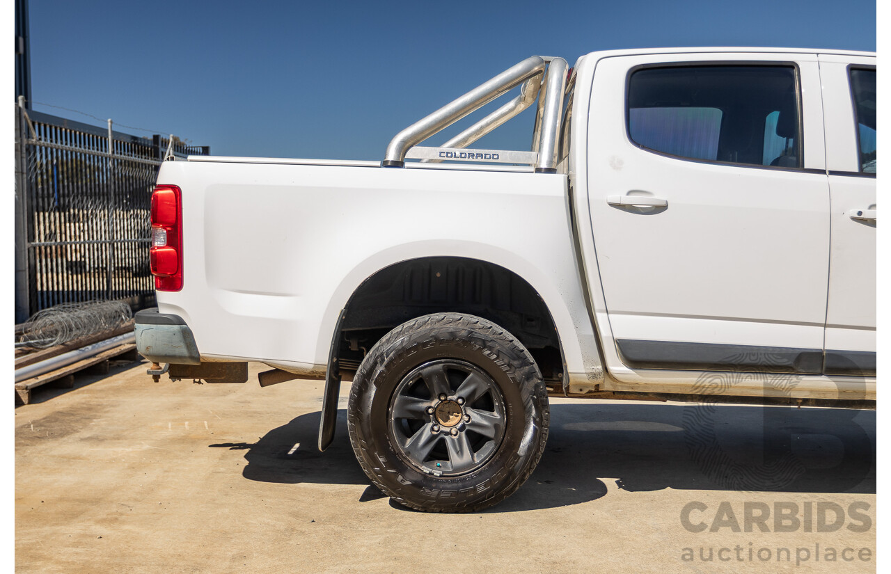 06/2012 Holden Colorado LX (4x4) RG Crew Cab P/Up White Turbo Diesel 2.8L